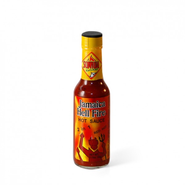 Jamaica Hell Fire 2 in 1 - Red Hot Sauce, 148ml