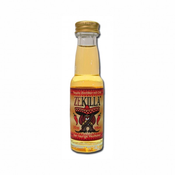 ZEKILLA - Tequila Zimtlikör mit Chili, 0,02l