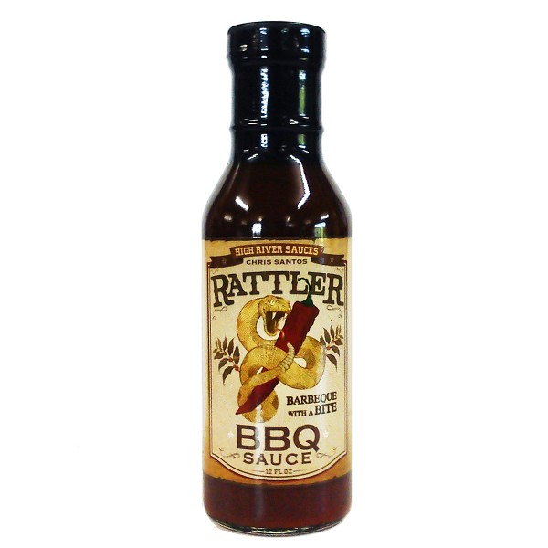 High River Rattler Barbeque Sauce with a Bite BBQ, 355ml