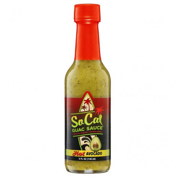 SoCal Guac Sauce Hot Avocado Hot Sauce, 148ml
