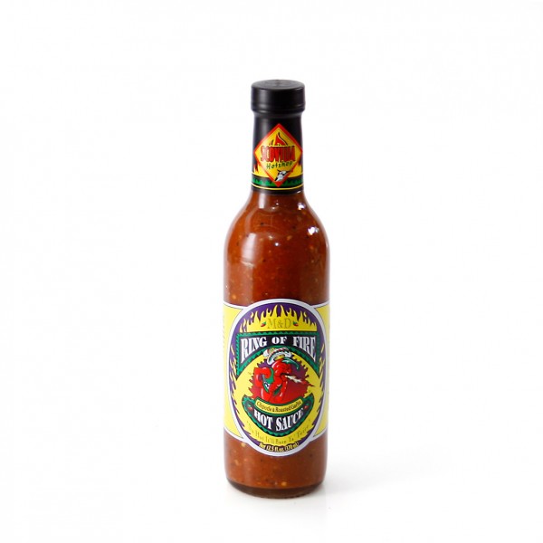 Ring of Fire Chipotle &amp; Roasted Garlic - Hot Sauce, 370ml