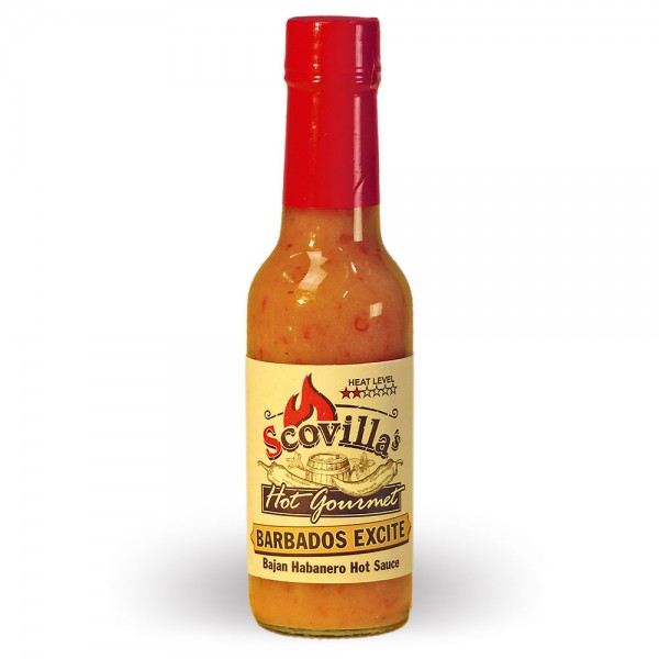 Scovillas Hot Gourmet BARBADOS EXCITE Hot Sauce