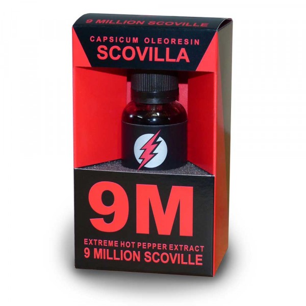 Scovillas 9M, 9 Million Scoville Extreme Hot Pepper Extract, 30ml