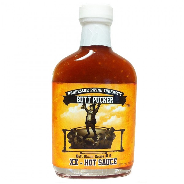 Butt Pucker – Professor Payne Indeass’s XX – Hot Sauce, 168ml