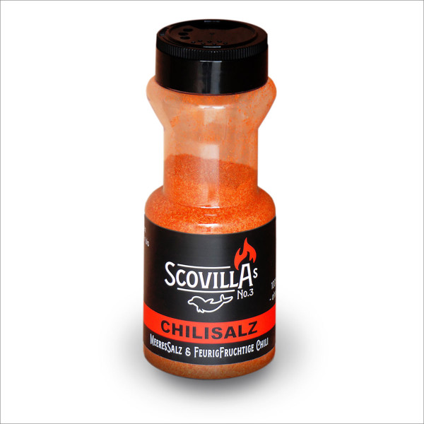 Scovillas Chilisalz im Shaker, 150g