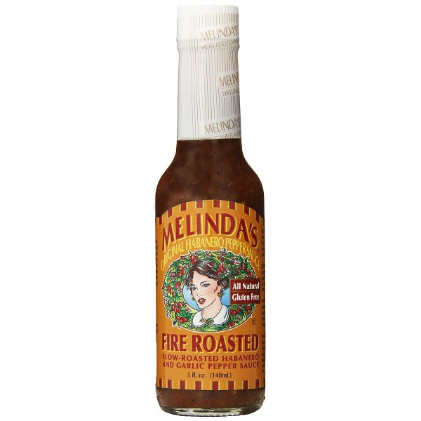 Melindas Fire Roasted Habanero &amp; Garlic Hot Sauce, 148ml