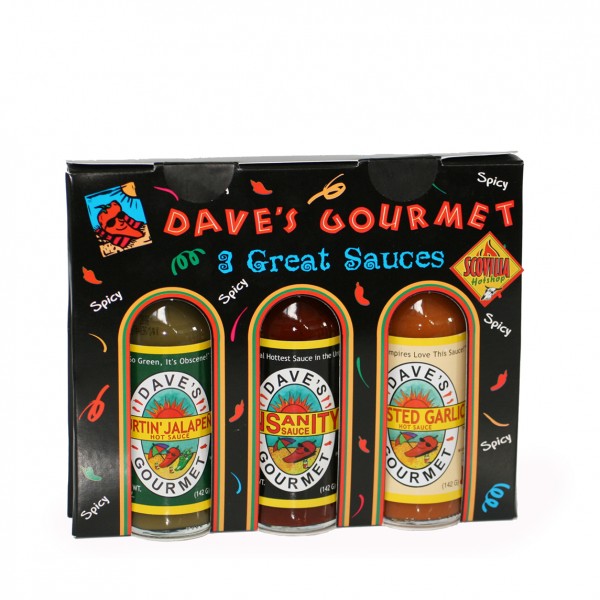 Daves Spicy Three Pack, 3 x 148ml