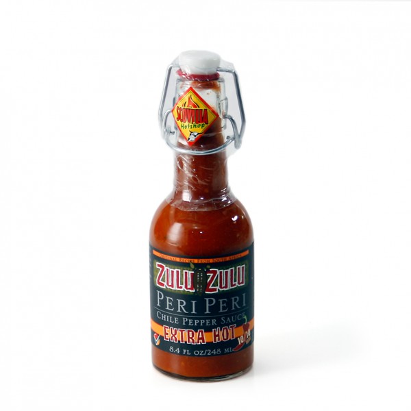 Zulu Zulu Peri Peri Chile Pepper Sauce - Xtra Hot, 248ml